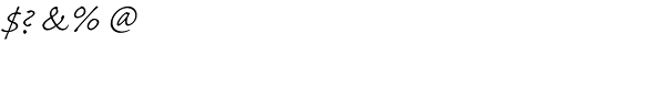 Caflisch Script Pro-Light Font OTHER CHARS