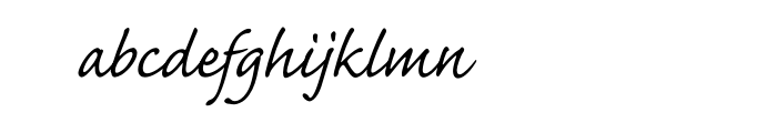 Caflisch Script Pro Font LOWERCASE