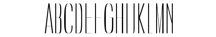 Caledo-Light Font UPPERCASE