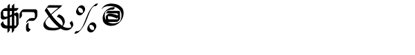 Califas-Chisel Font OTHER CHARS