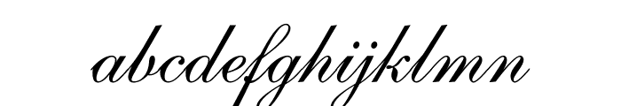 Caligraf W Font LOWERCASE