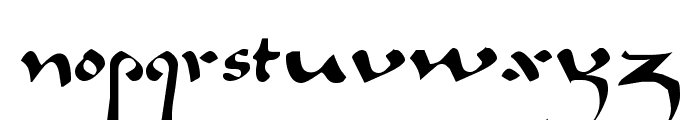 Caliph Regular Font LOWERCASE