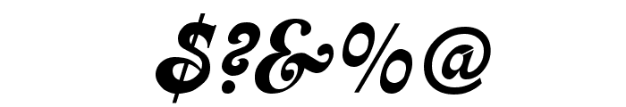 Calligraph  Medium Font OTHER CHARS