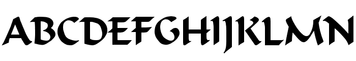 Calligrapher Regular Font UPPERCASE