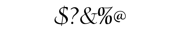 CalligraphyFLF Font OTHER CHARS