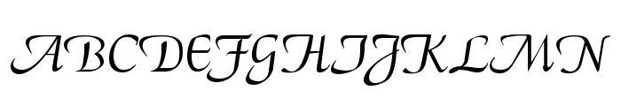 CalligraphyFLF Font UPPERCASE