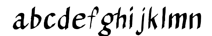 Calligraserif Font LOWERCASE