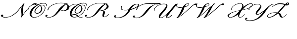 Calligri Expanded Italic Font UPPERCASE