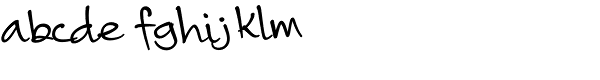 Camy BLack Medium Font LOWERCASE