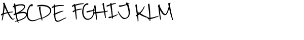 Camy Normal Narrow Font UPPERCASE
