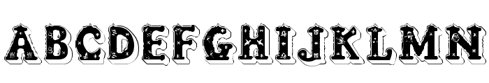 Candle3d Font UPPERCASE