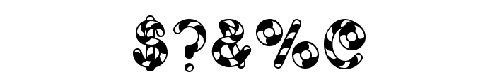 Candy Cane Match Font OTHER CHARS