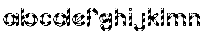 Candy Cane Match Font LOWERCASE