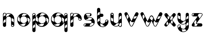 Candy Cane Match Font LOWERCASE