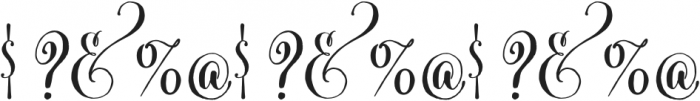 Cantoni Basic otf (700) Font OTHER CHARS