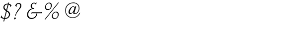 Cantoria MTStd-Light Italic Font OTHER CHARS