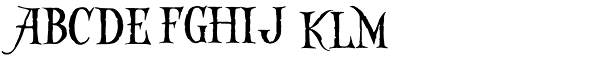Captain Kidd Font UPPERCASE