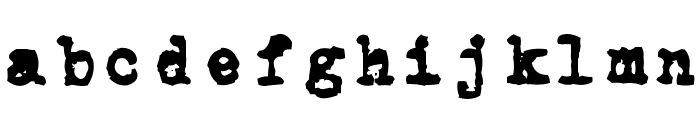 CarbonType Font LOWERCASE
