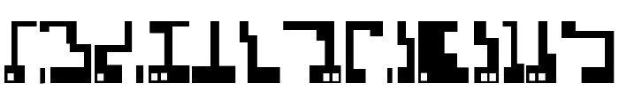Cardassian - StarTrek canon based Font UPPERCASE