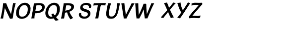 Cardigan SemiBold Italic Font UPPERCASE