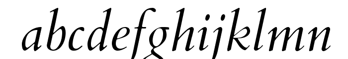 Cardo Italic Font LOWERCASE