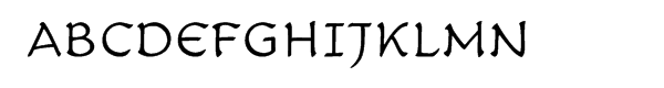 Carlin Script™ Light Font UPPERCASE