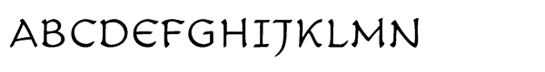 Carlin Script™ Std Light Font UPPERCASE