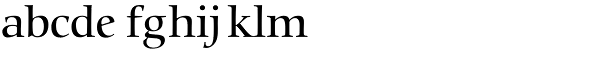 Carmina Medium Font LOWERCASE