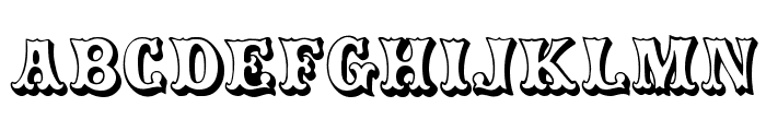 CarnivalMF OpenShadow Font UPPERCASE
