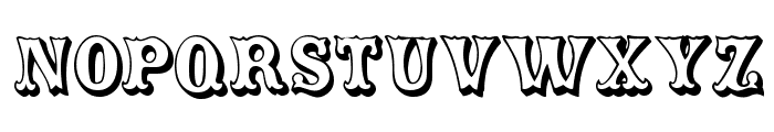 CarnivalMF OpenShadow Font LOWERCASE