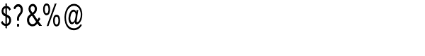 Carnova Narrow Font OTHER CHARS