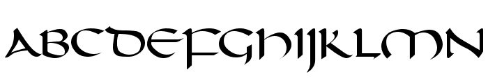 Carolingia [BigfooT]  Normal Font UPPERCASE
