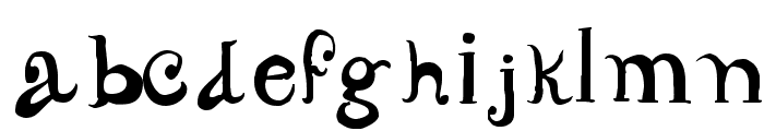 CarrickDancing Font LOWERCASE