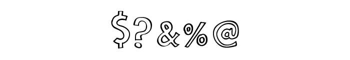 Cartoon 2 Package Font OTHER CHARS