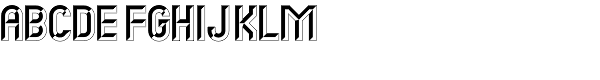 Carved Initials Font UPPERCASE