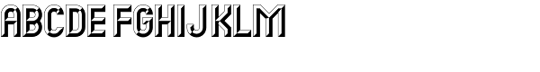 Carved Initials Font LOWERCASE