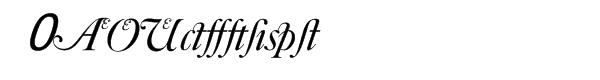 Caslon 540 Swash Alternative Italic (D) Font OTHER CHARS