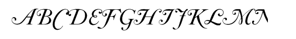 Caslon 540 Swash Italic (D) Font UPPERCASE
