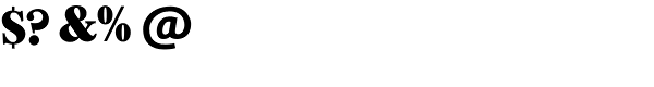 Caslon Black SH-Regular Font OTHER CHARS