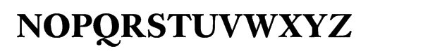 Caslon Book BQ Bold OSF Font UPPERCASE