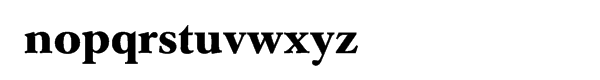 Caslon Book Bold Font LOWERCASE