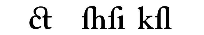 CaslonAlternateSSK SemiBold Font LOWERCASE