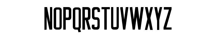 Casual Hardcore Font UPPERCASE