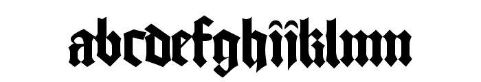 Cathedral Normal Font LOWERCASE