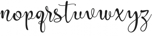 Catherine otf (400) Font LOWERCASE