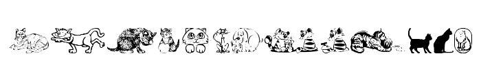 CattArt Font UPPERCASE