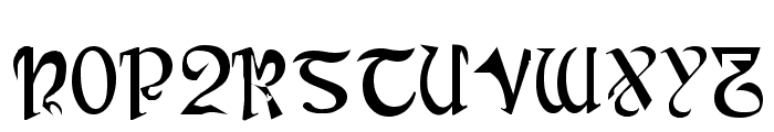 Cauldron Medium Font UPPERCASE