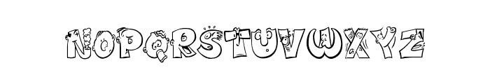 caricature Font LOWERCASE