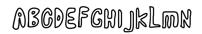 cartoon adventures Font LOWERCASE