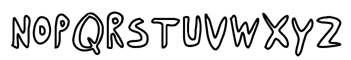 cartoon adventures Font LOWERCASE